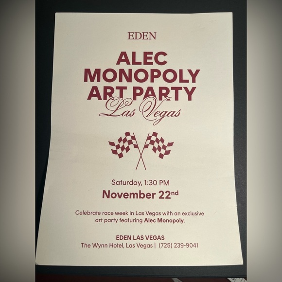 ALEC MONOPOLY 💵💵 Formula 1 2025 Event Card 🏁🏁🏁🏁🏁🏁🏁🏁💥💥💥💥💥💥💥💥💥💥 - Picture 4 of 10